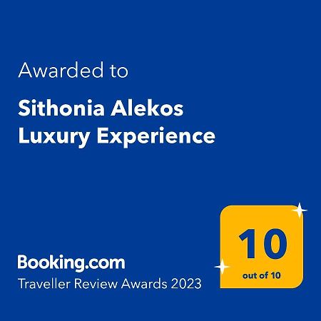 Apartamento Sithonia Alekos Luxury Experience Metamorfosi  Exterior foto